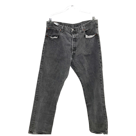 Levi's Men's 38 Gray Straight Jeans - Picture 1 of 4
